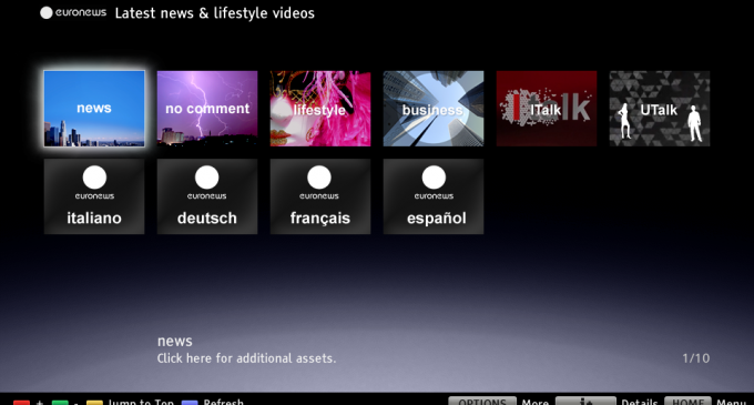 Uno sguardo più ampio sul mondo con euronews e Sony Entertainment Network